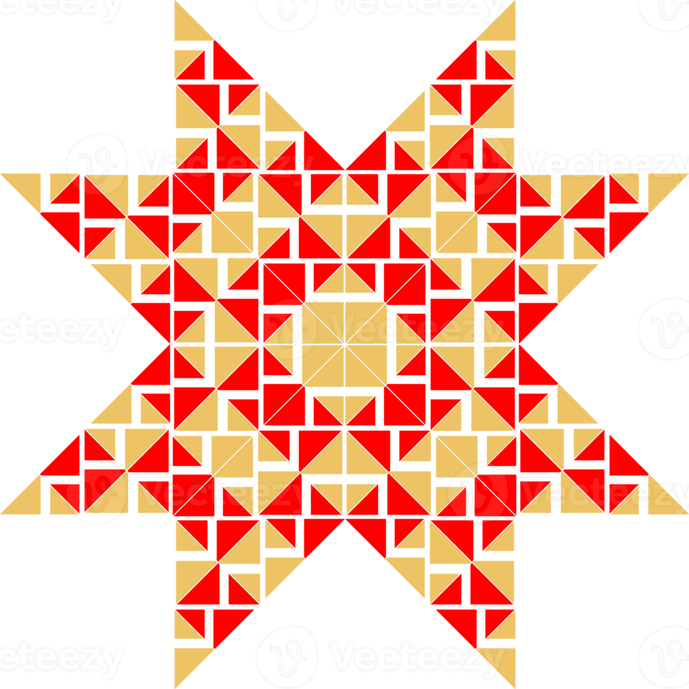 Geometrical abstract pattern design element png
