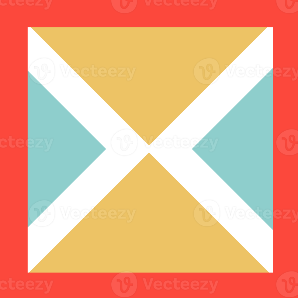 Geometrical abstract pattern design element png
