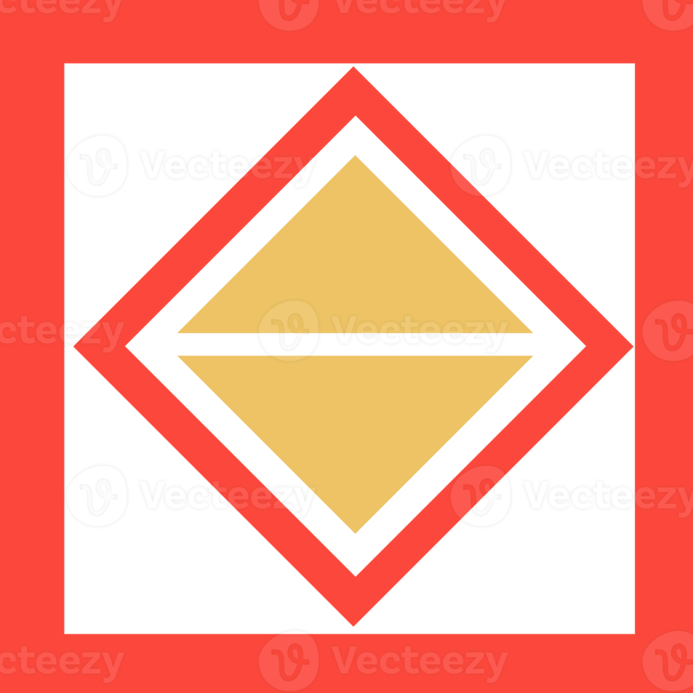 Geometrical abstract pattern design element png