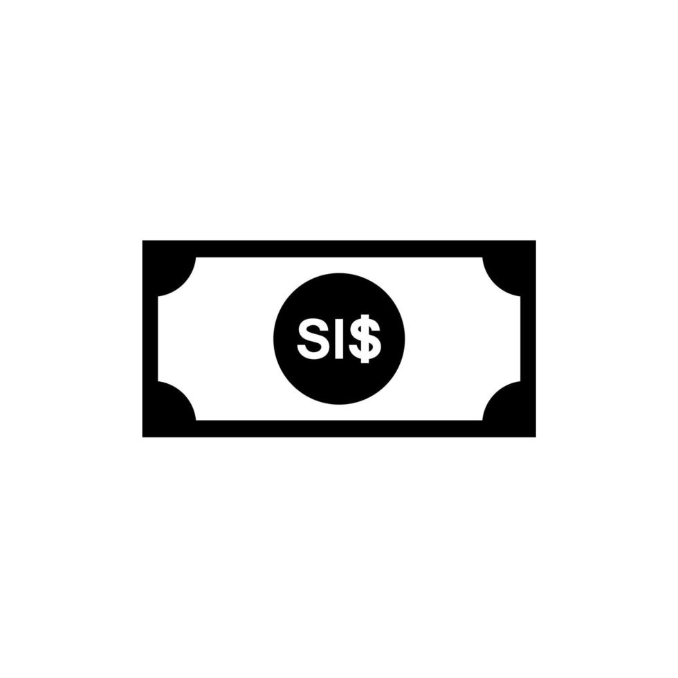 Solomon Islands Currency, Solomon Islands Dollar, SBD Sign. Vector Illustration