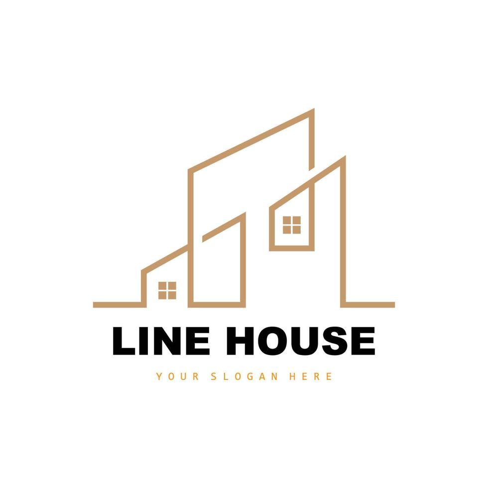 House Logo, Building Furniture Design, Construction Vector, Property Brand Icon, Real Estate, Housing vector