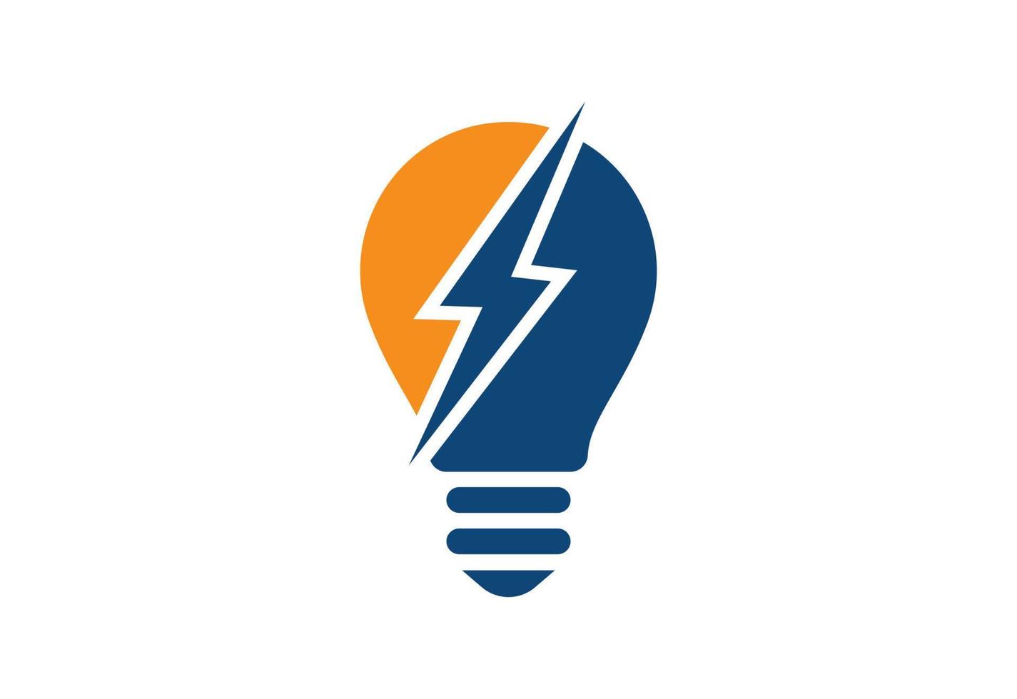 Light Bulb logo design, Vector design concept