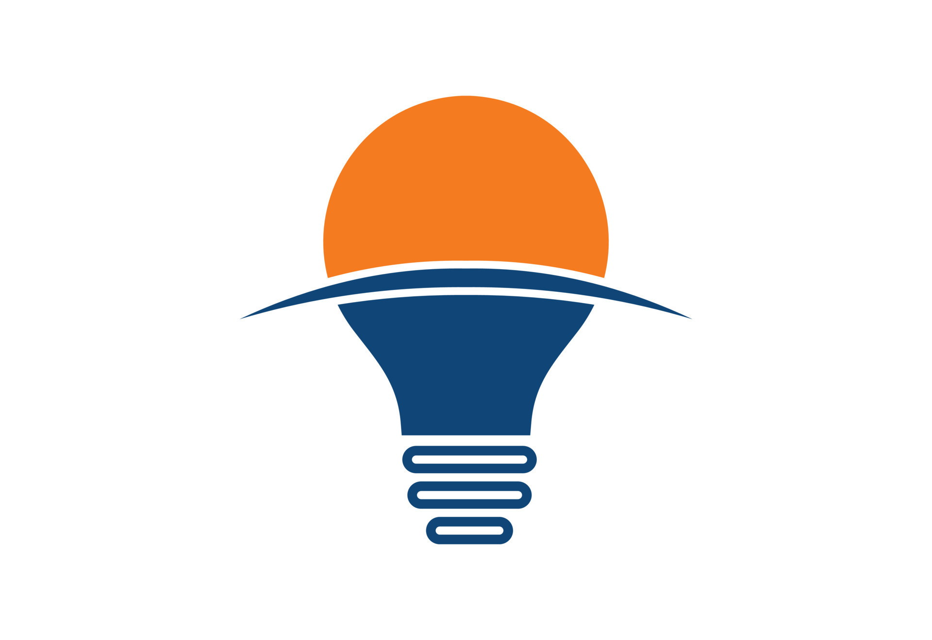 Light Bulb logo design, Vector design concept 18728236 Vector Art at ...