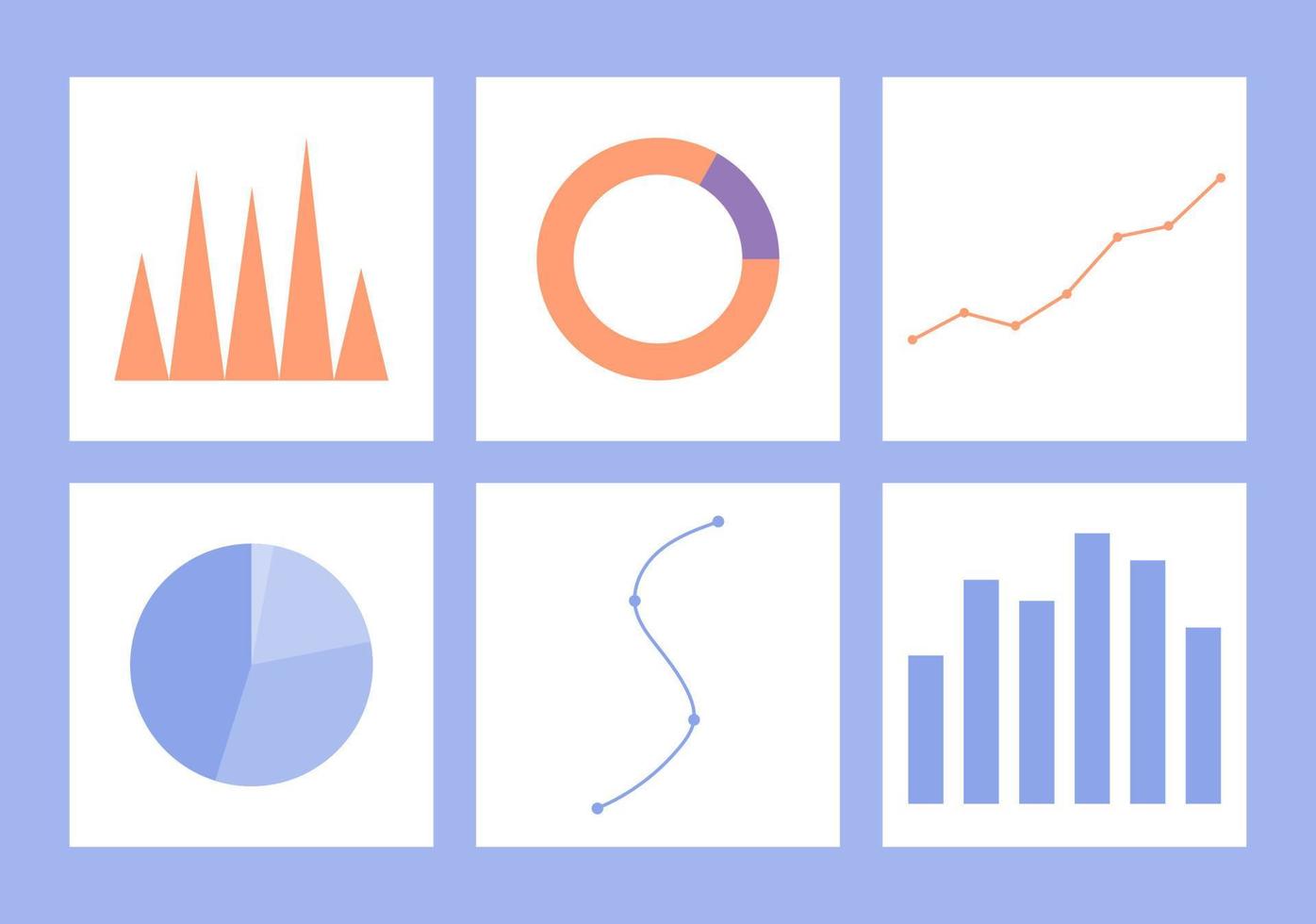 Analytics and marketings icon set vector