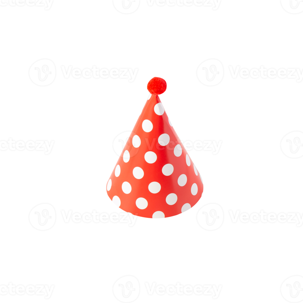 Red Party Hat cutout, Png file