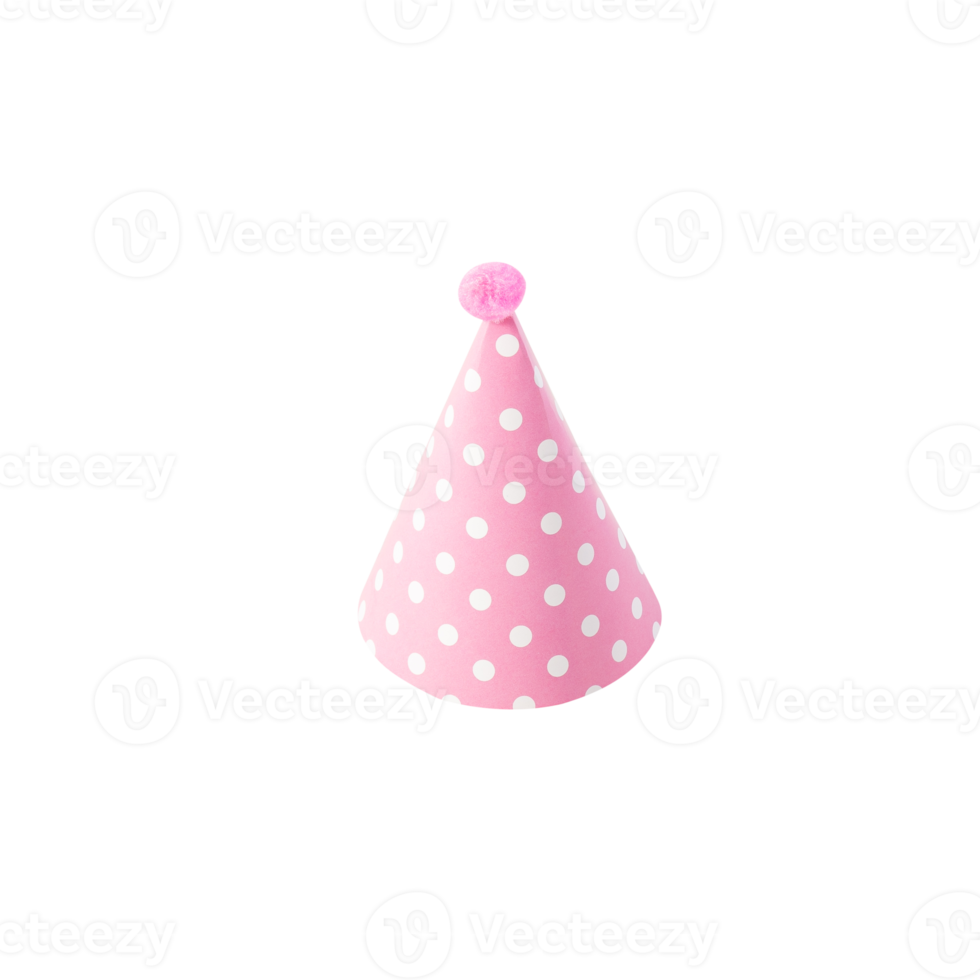 Pink Party Hat cutout, Png file