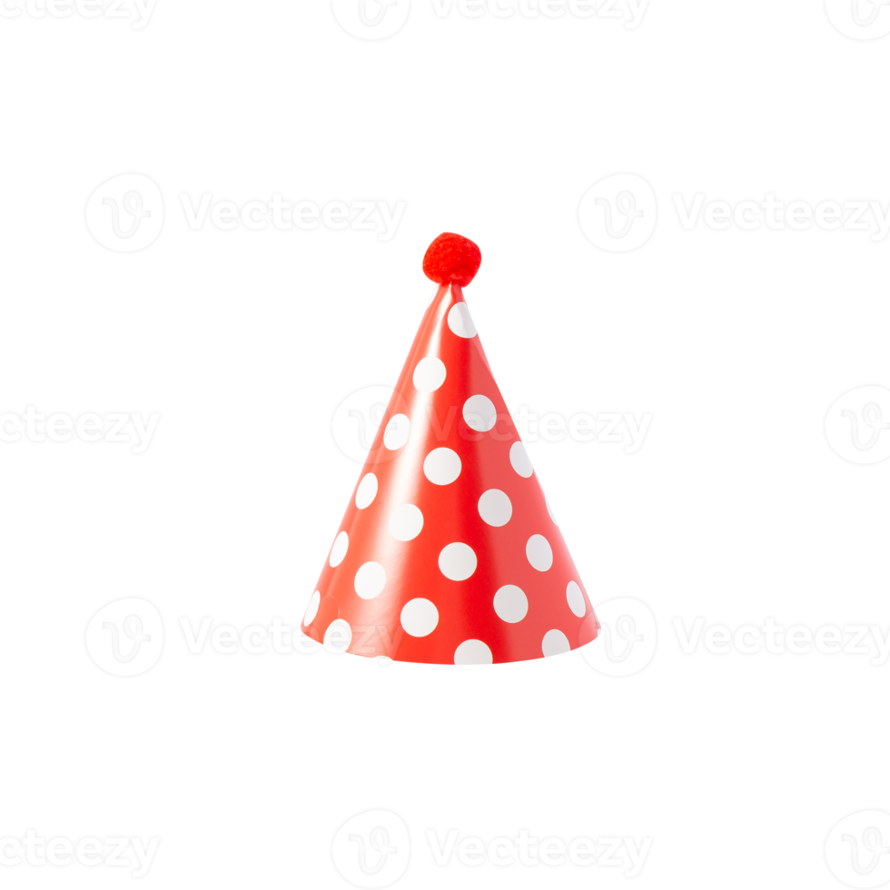 Red Party Hat cutout, Png file