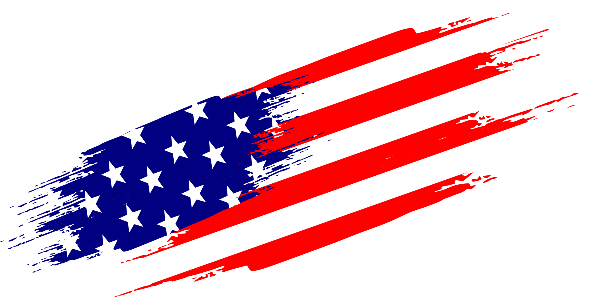 Design der amerikanischen Flagge png