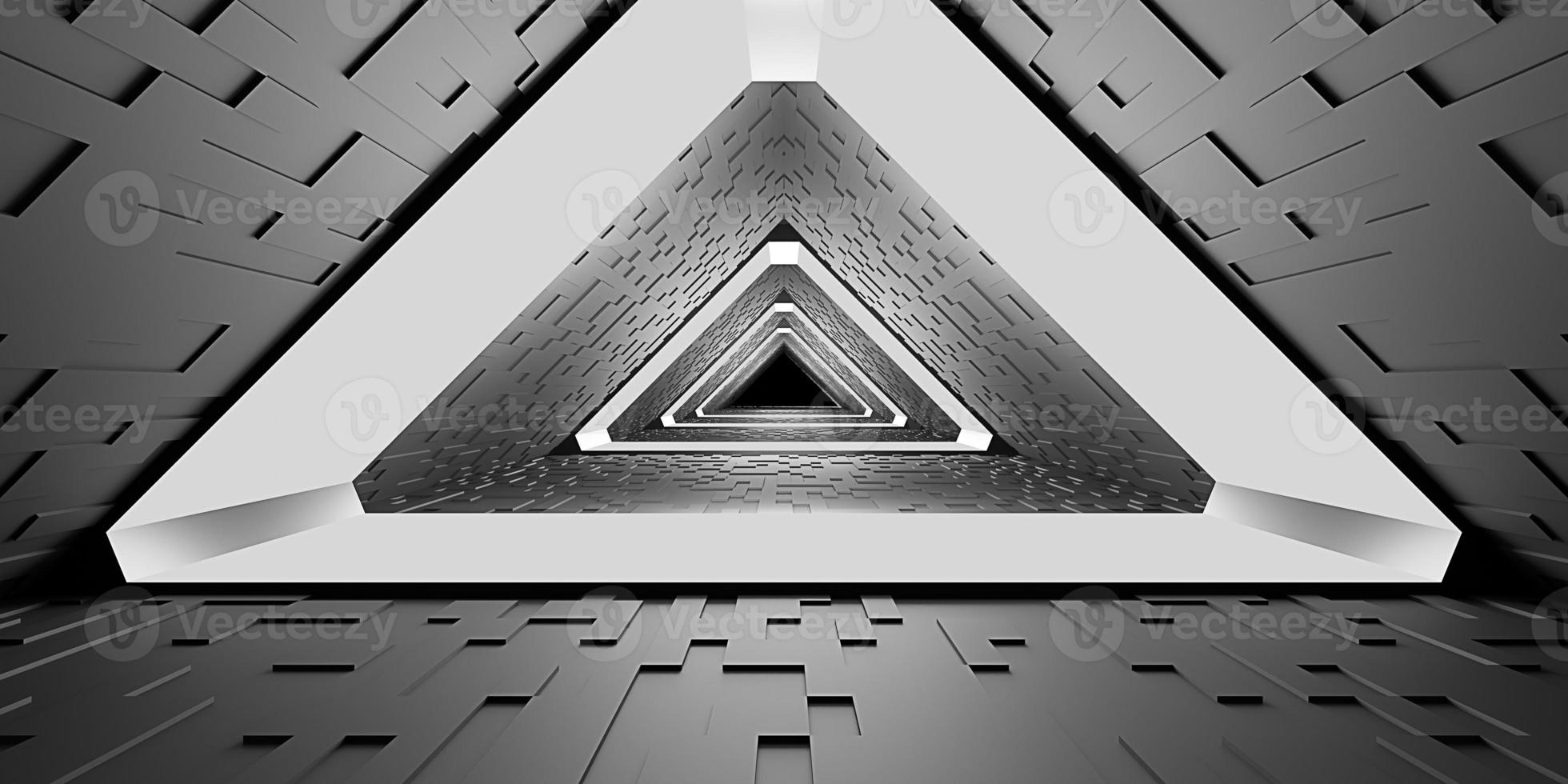 neon light tunnel laser walkway techno cyberspace technology hyperloop pipe sci fi hi tech digital glow tunnel 3d illustration photo