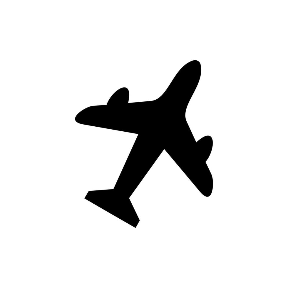 plane illustration in vector for logo or icon