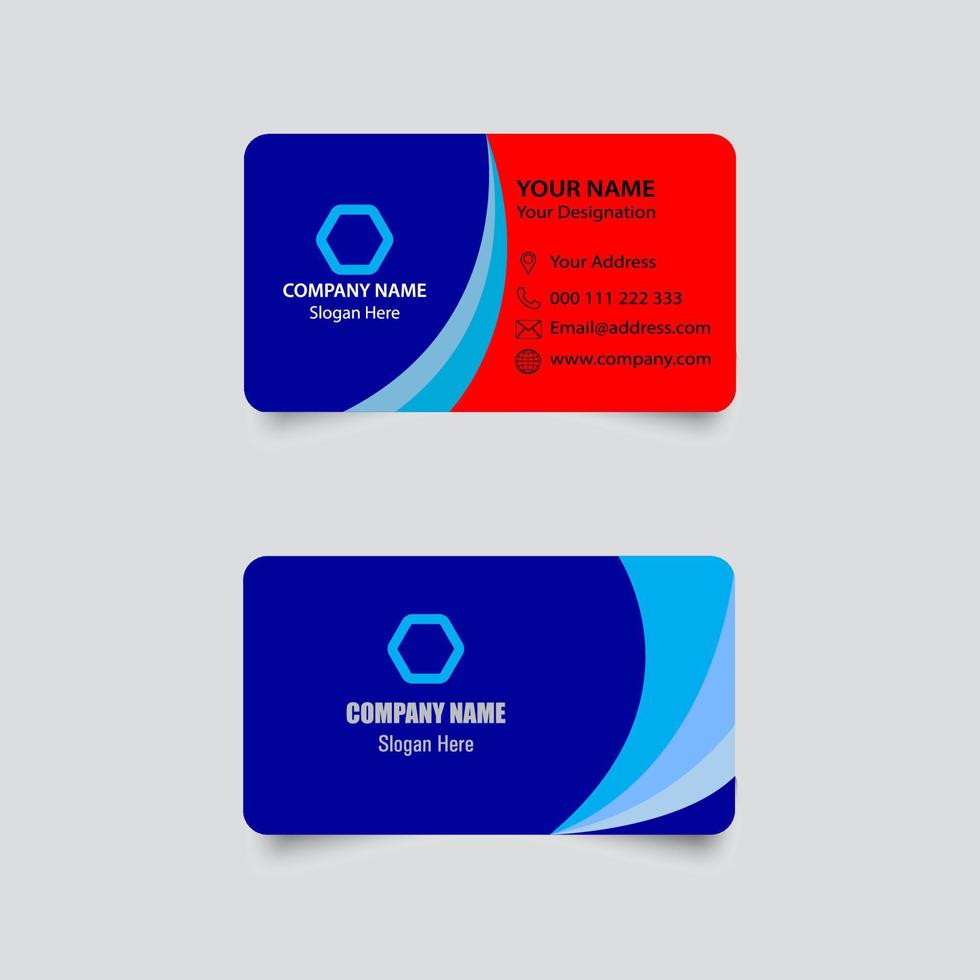 conjunto de plantillas de tarjetas de presentación de diseño moderno, clásico y creativo vector