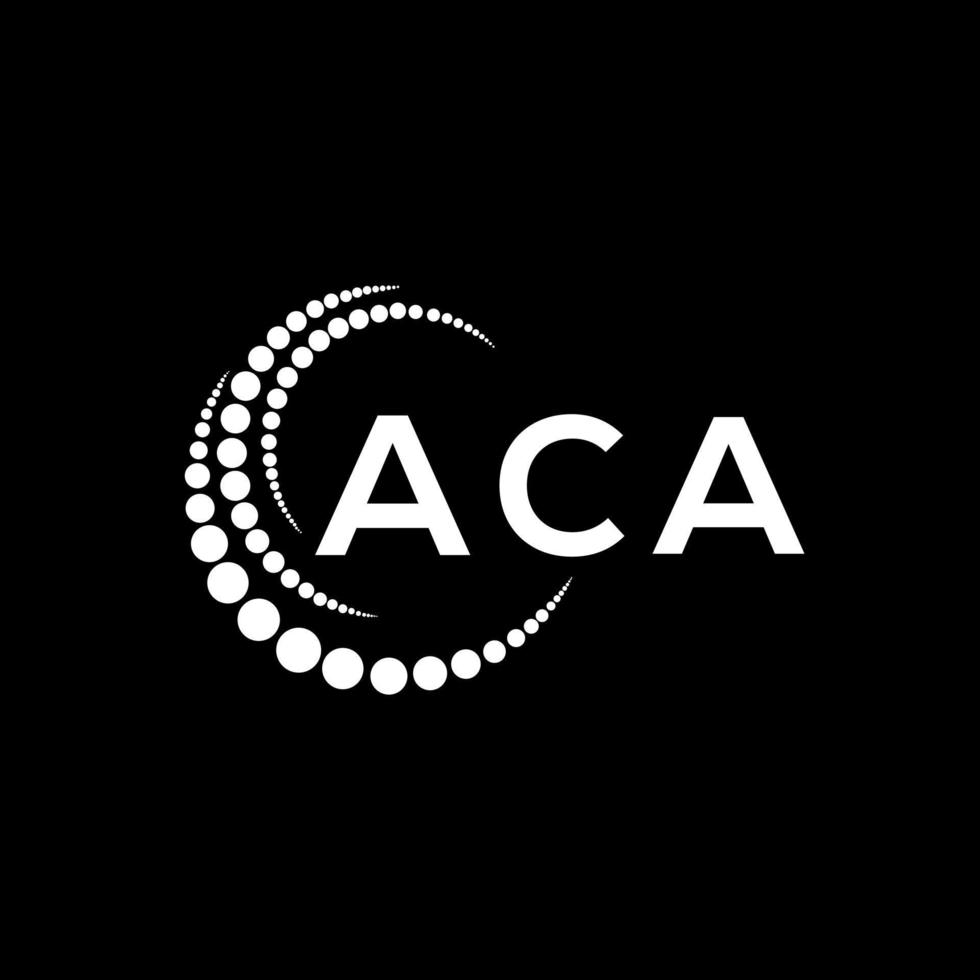 ACA letter logo creative design. ACA unique design. vector