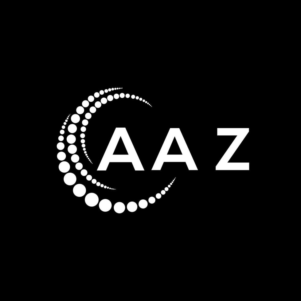 AAZ letter logo creative design. AAZ unique design. vector