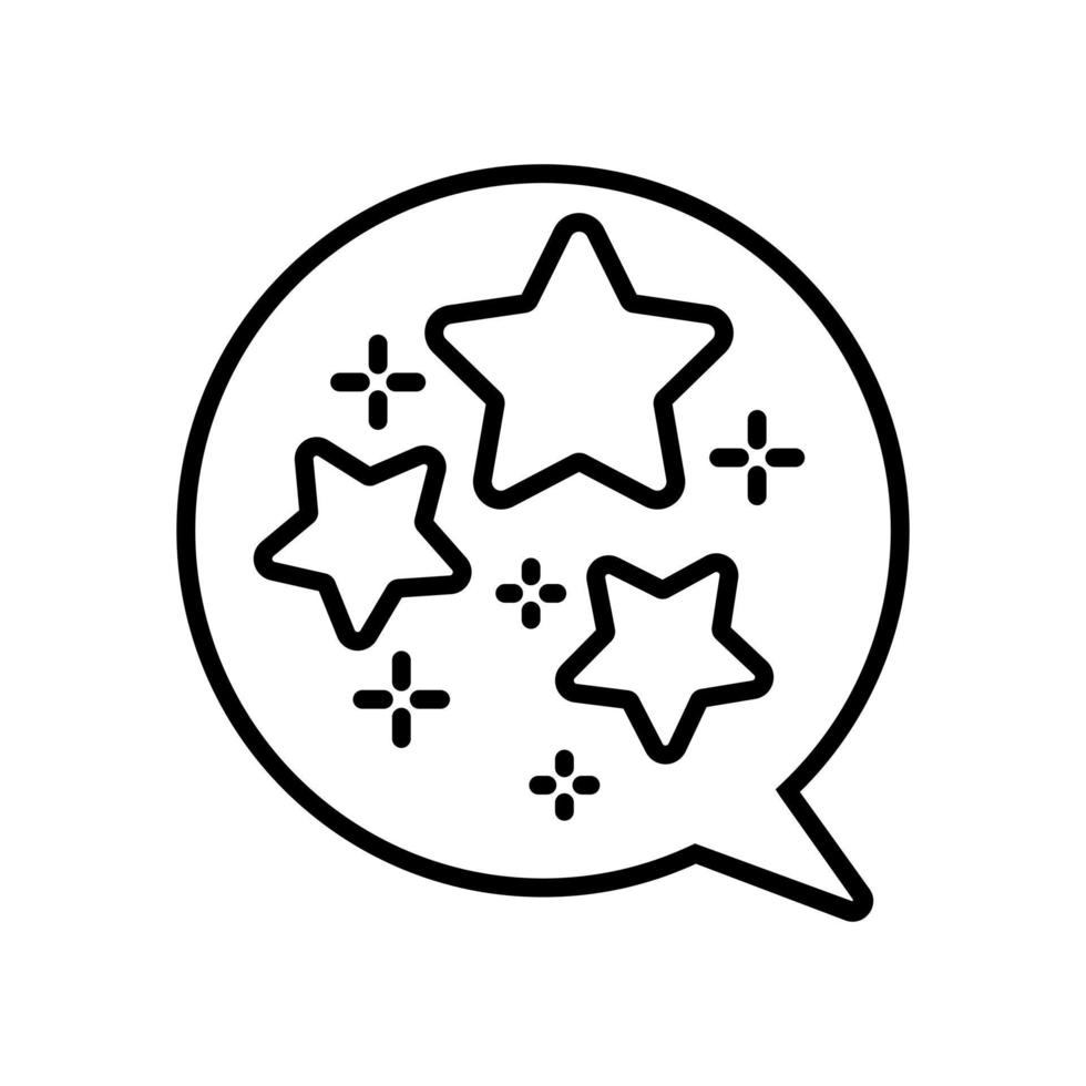 vector de icono de calificación. signo de ilustración de grado. símbolo de revisión. logotipo de comentarios.