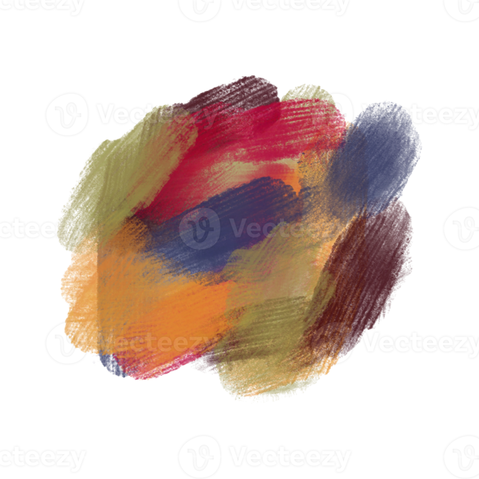 Abstract watercolor stain graphic element png