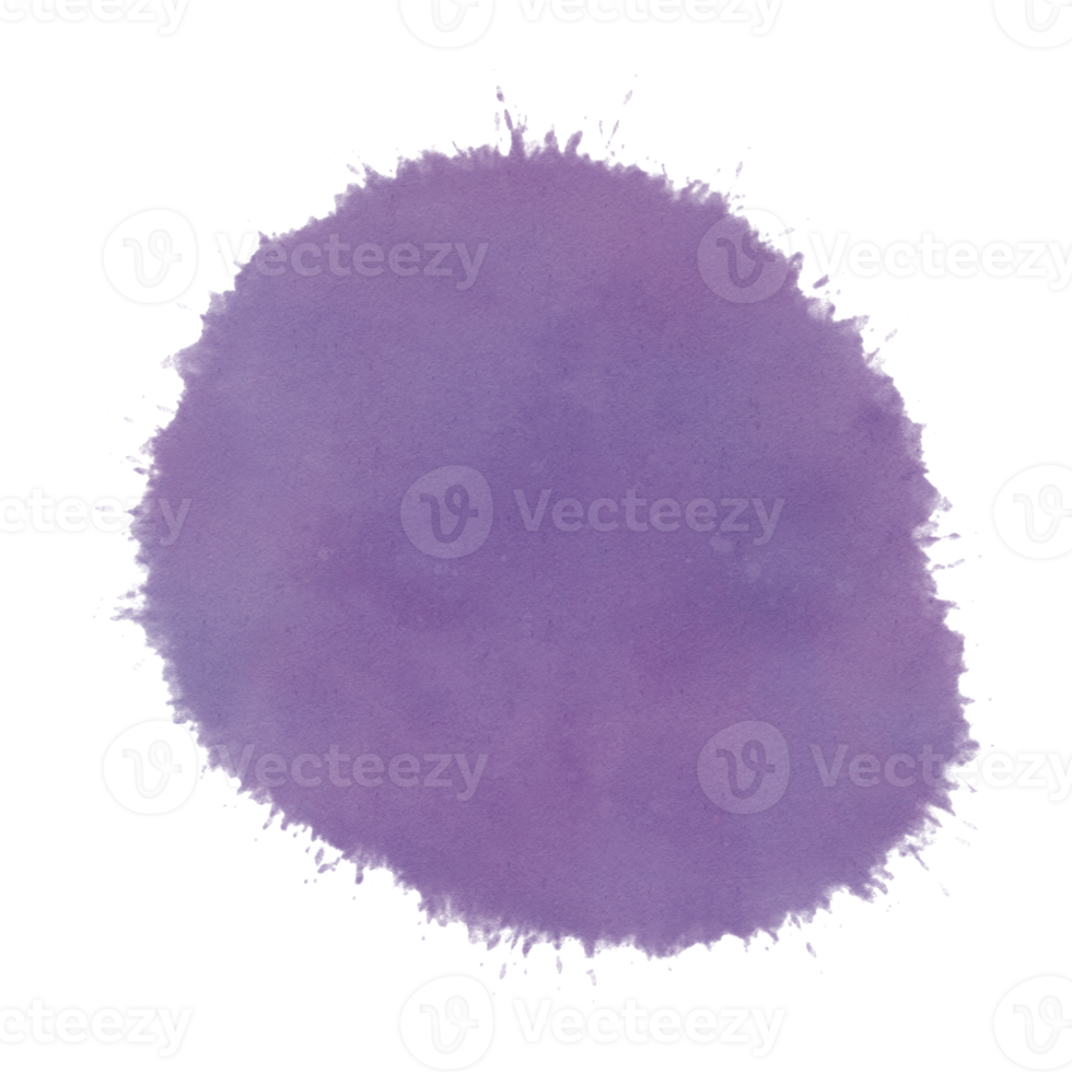 Abstract watercolor stain graphic element png
