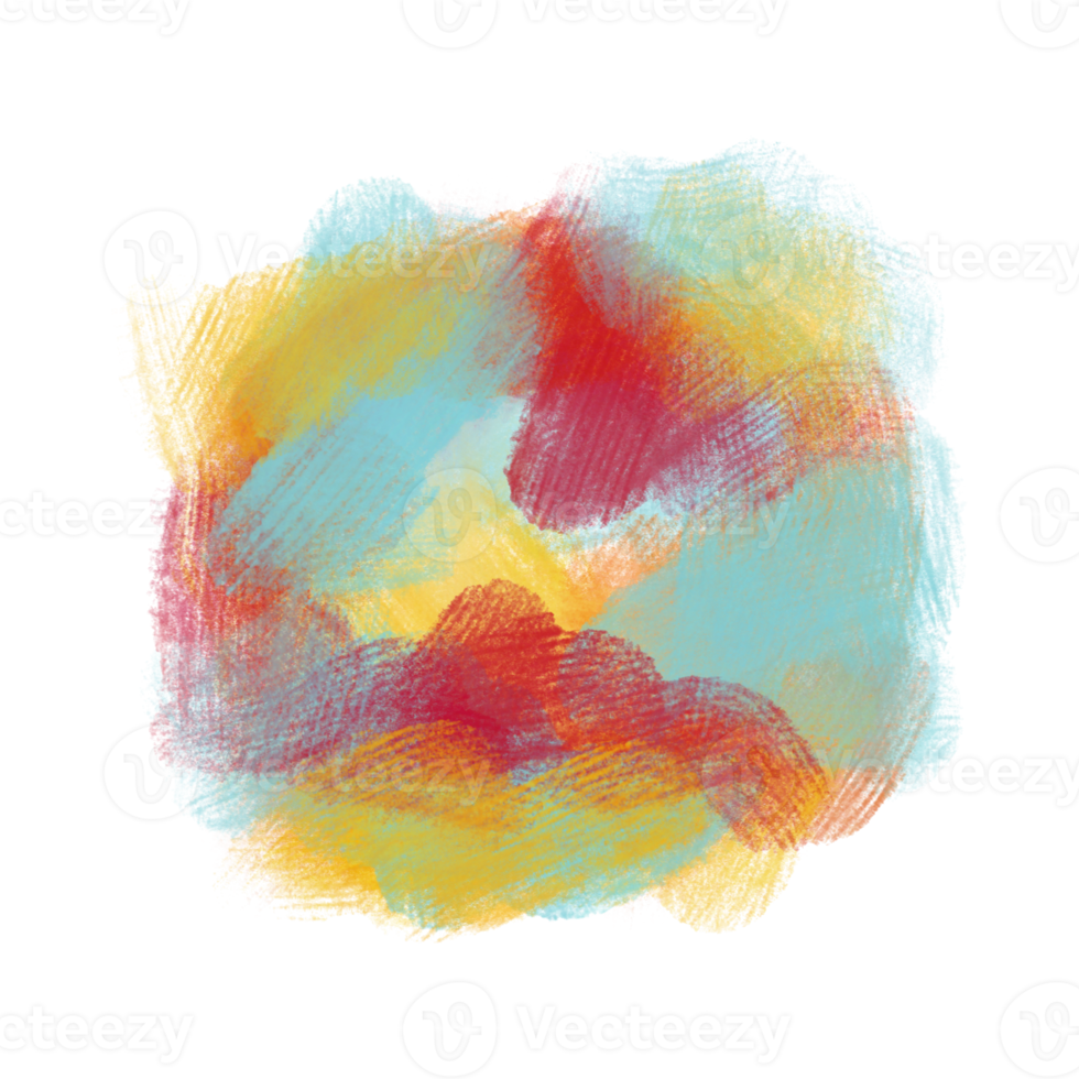 Abstract watercolor stain graphic element png