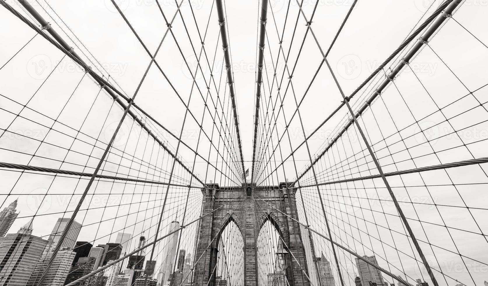 Brooklyn bridge in NYC, USA photo