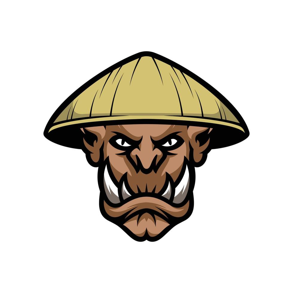 The Ogre Mascot Design Vector