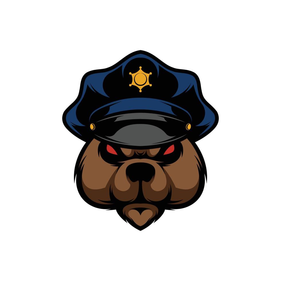 New Bear Mascot Design Vector