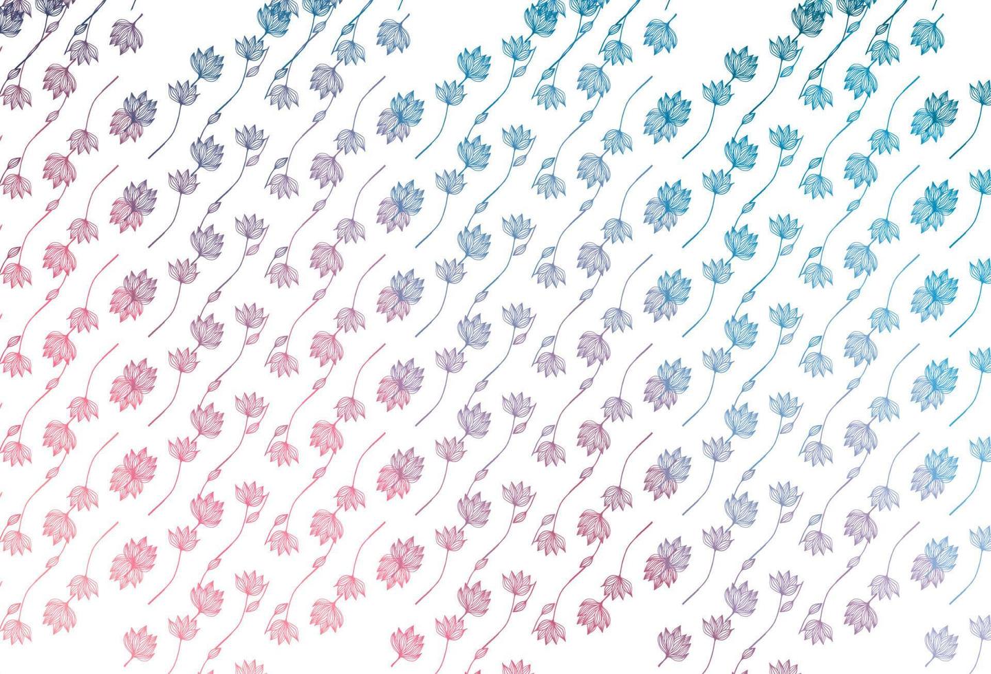Light Blue, Red vector hand painted background.