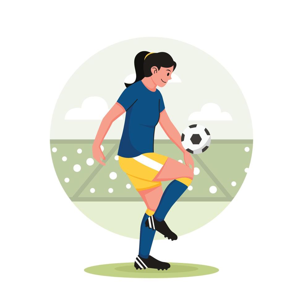 futbolista vector