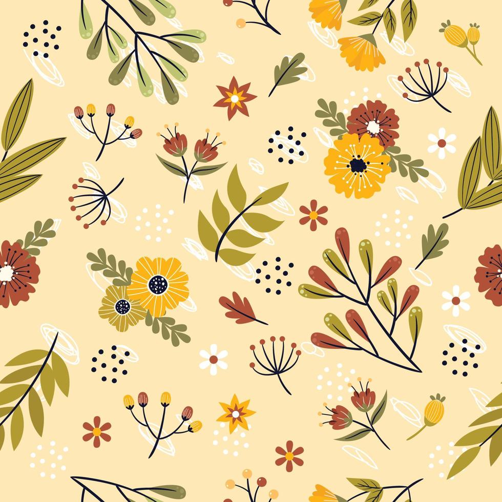 Floral Seamless Pattern vector