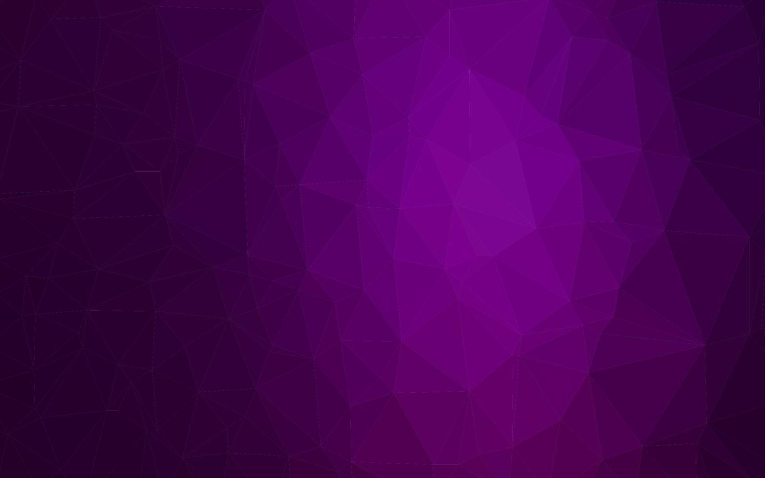 Dark Purple vector blurry triangle template.