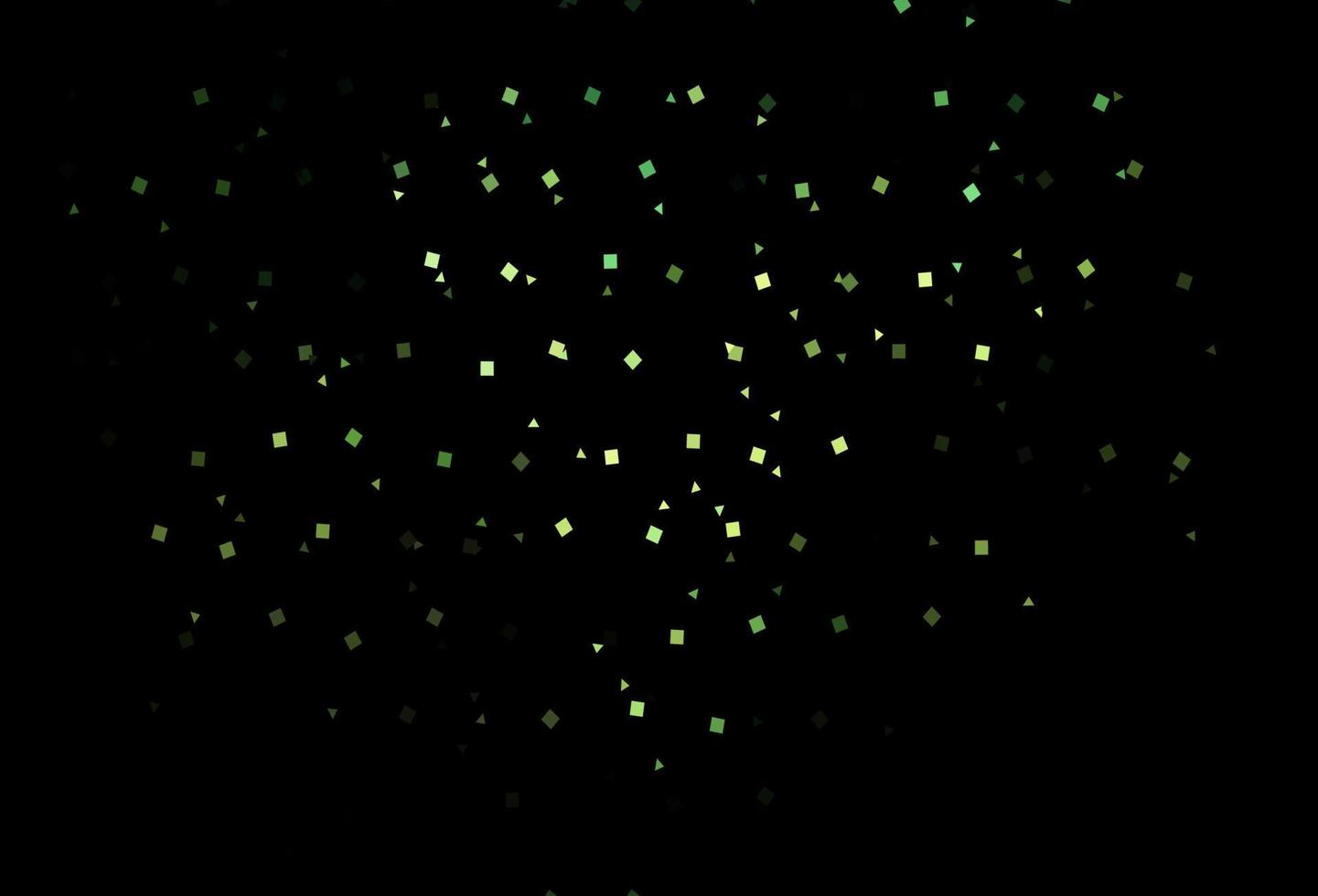 Dark Green, Yellow vector template with crystals, circles, squares.