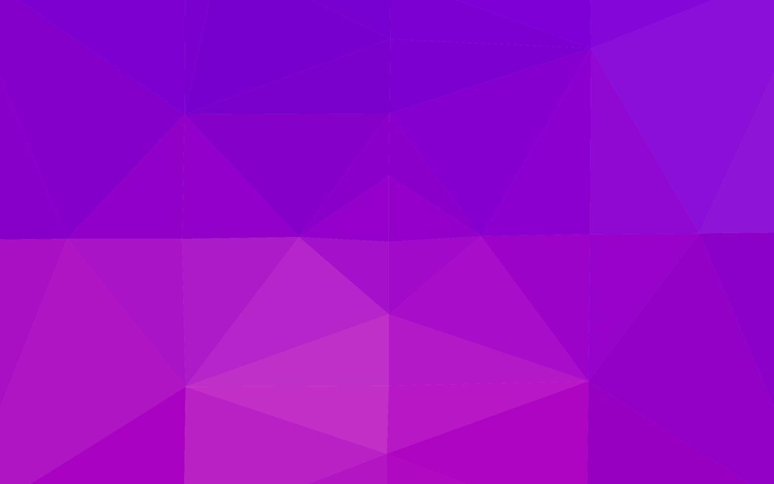 Light Purple vector polygon abstract background.