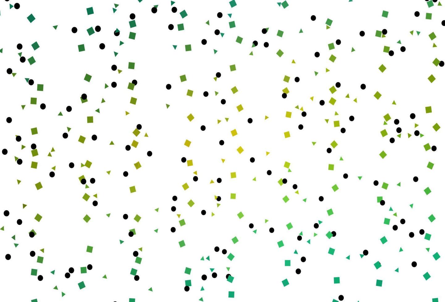 Light Green, Yellow vector pattern in polygonal style with circles.