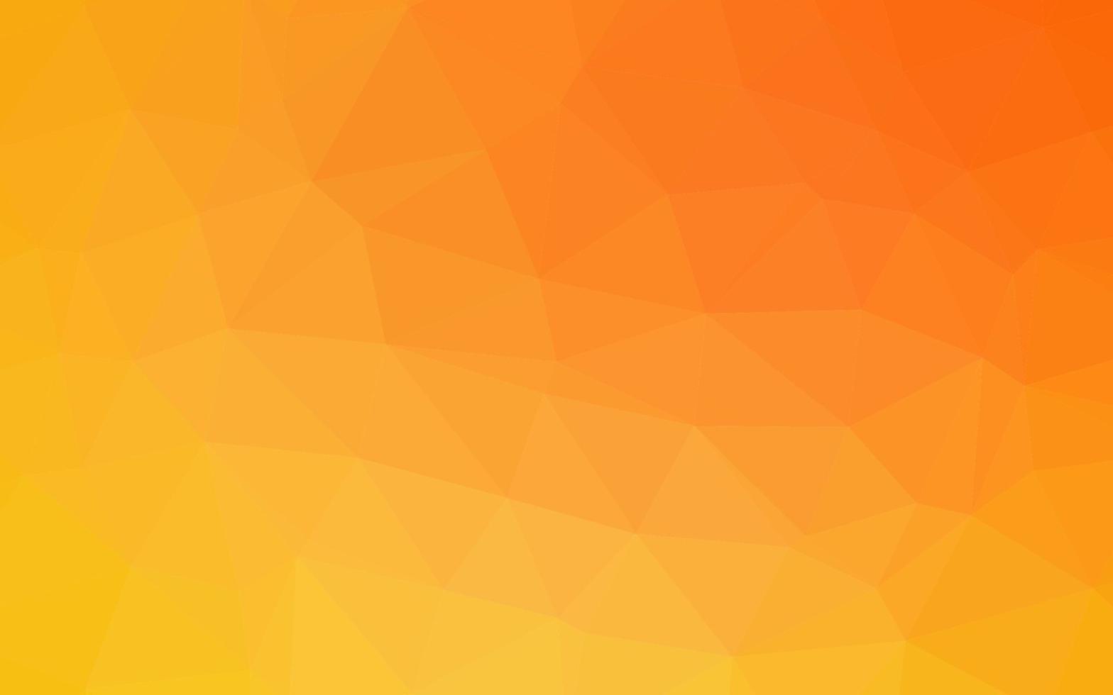 Light Yellow, Orange vector blurry triangle template.