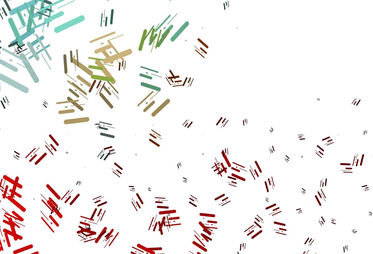 Light Green, Red vector backdrop with long lines.