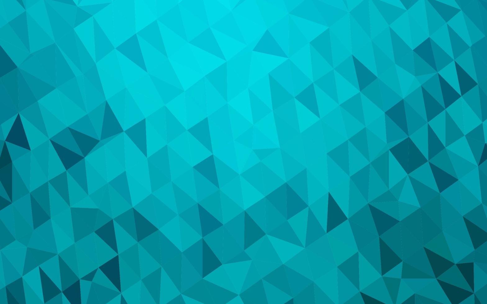 Light BLUE vector shining triangular template.