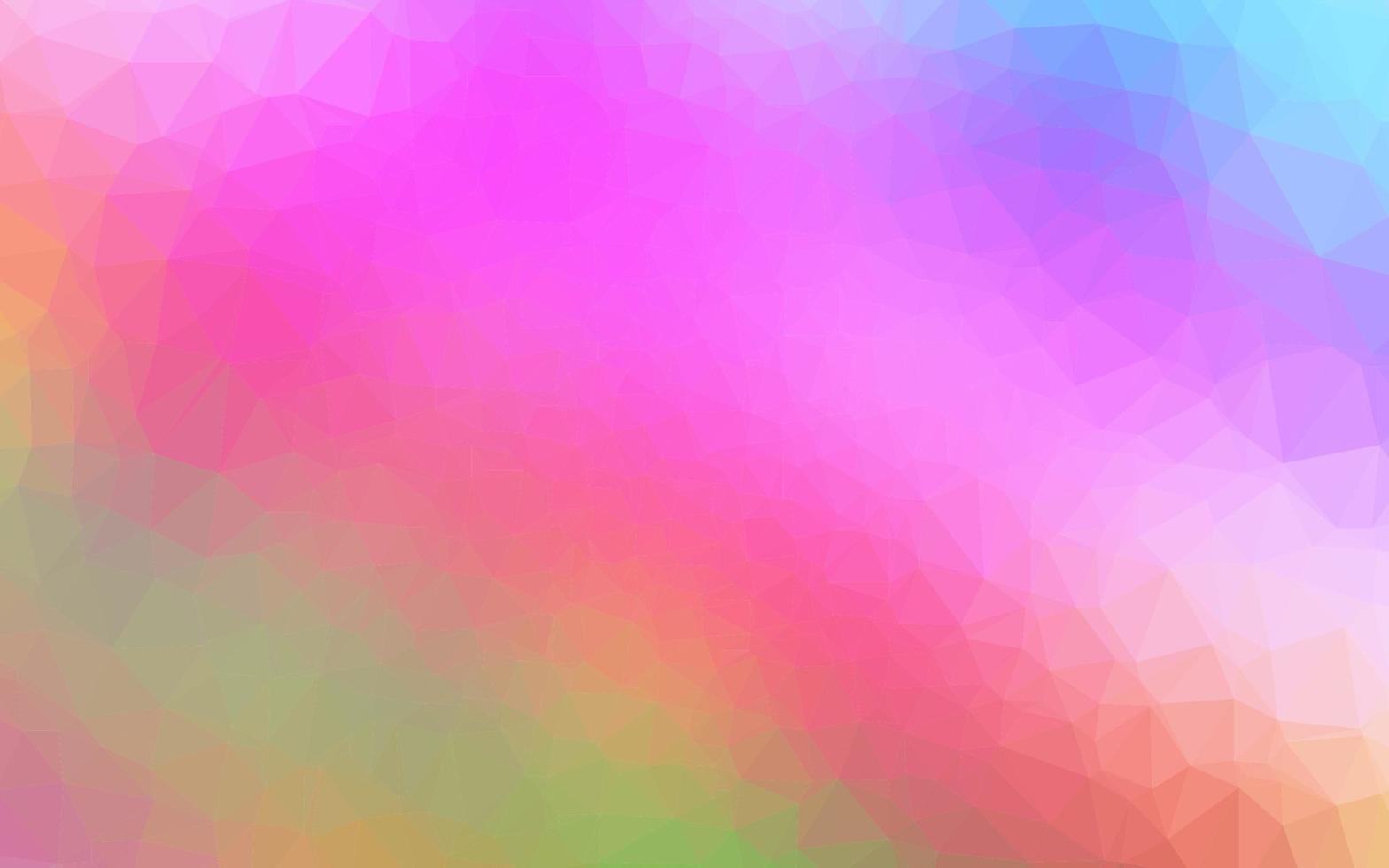 Light Multicolor, Rainbow vector low poly texture.