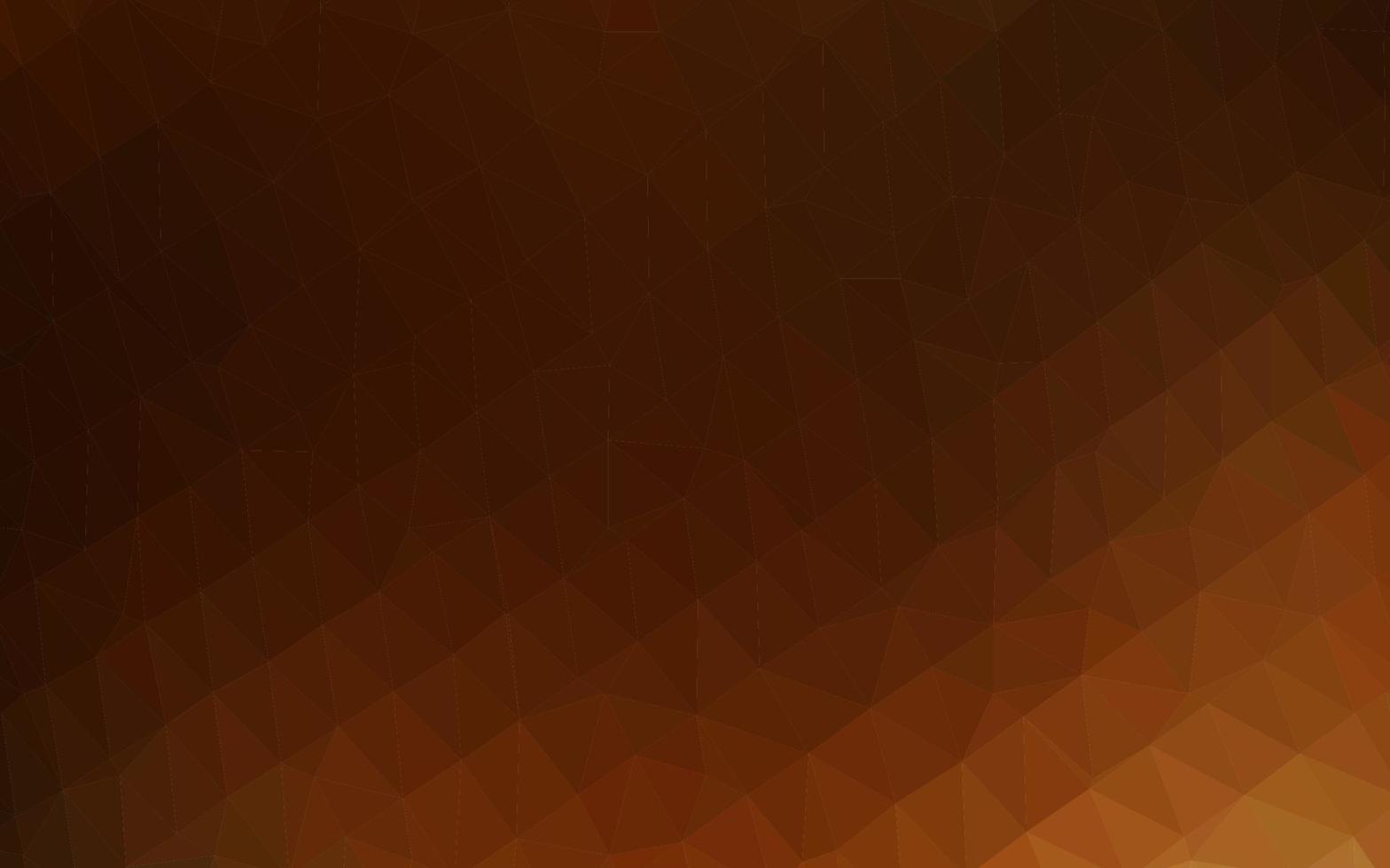 Light Yellow, Orange vector blurry triangle template.