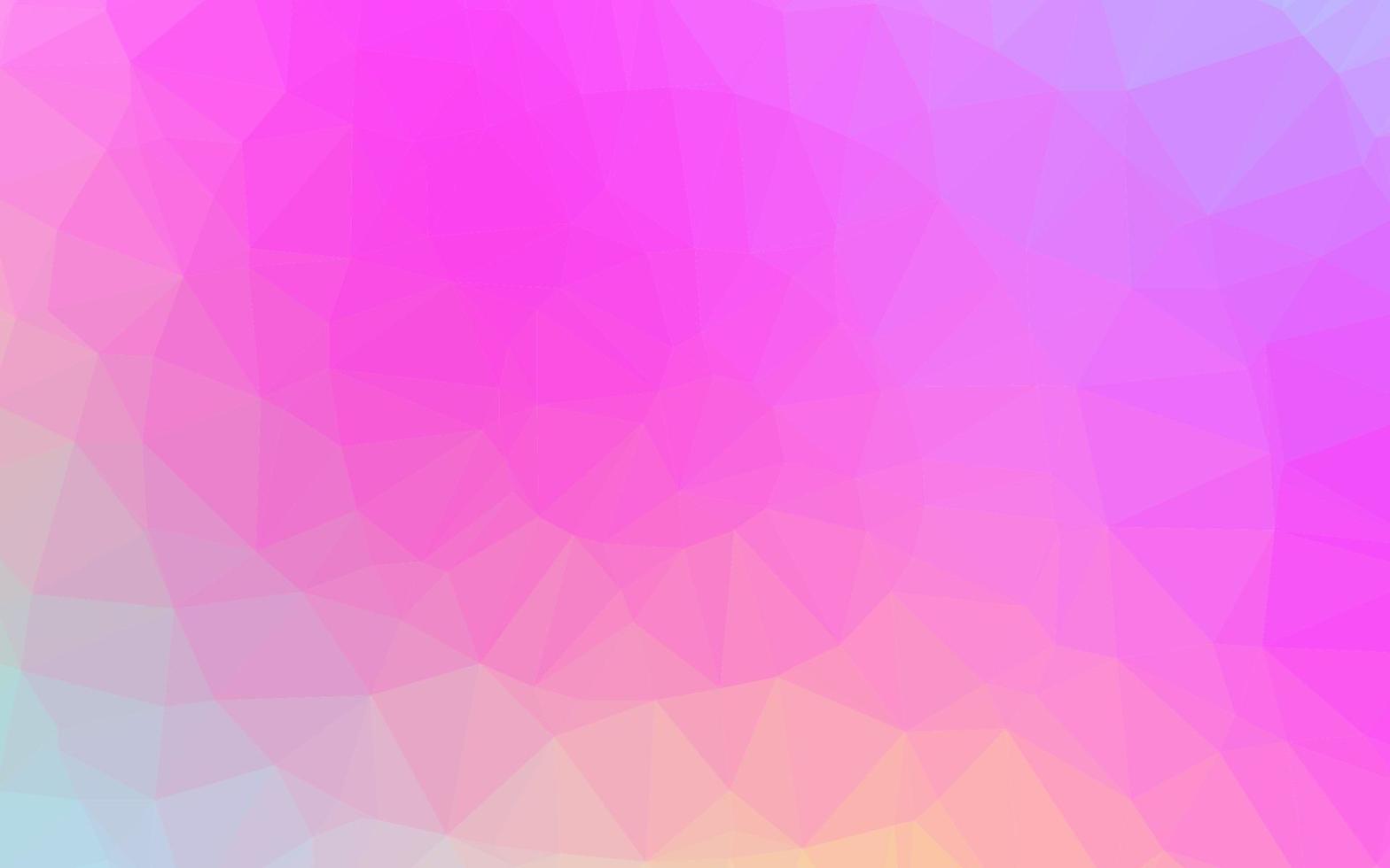 Light Pink vector triangle mosaic texture.