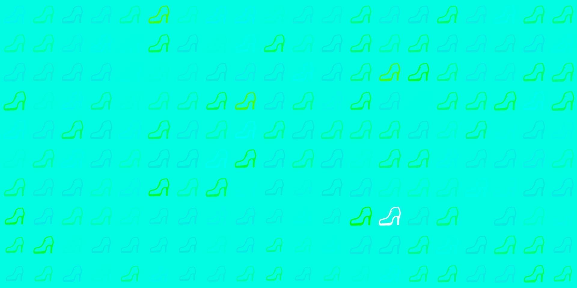 Light green vector background with woman symbols.