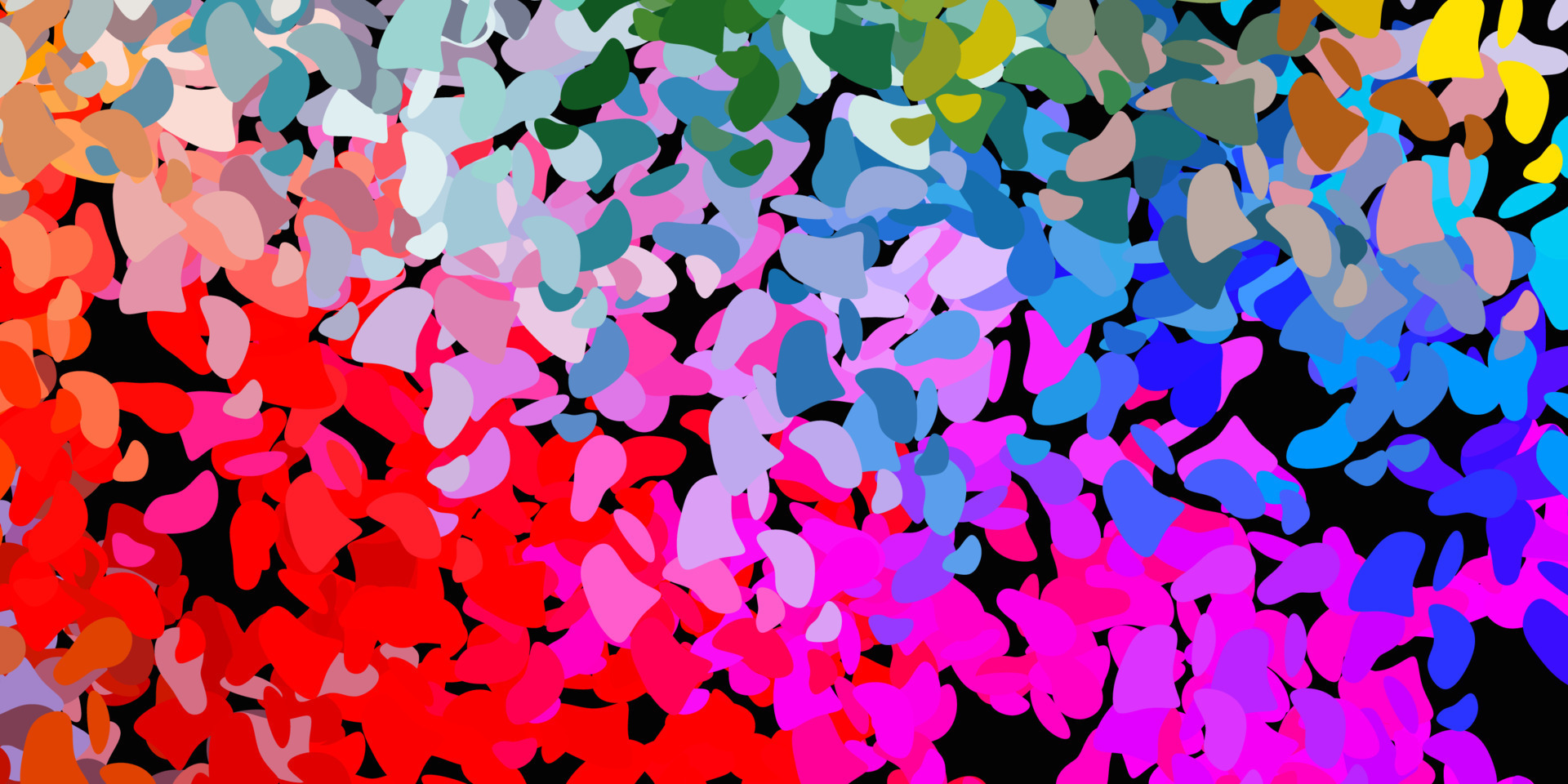 Light multicolor vector template with abstract forms. 18732191 Vector