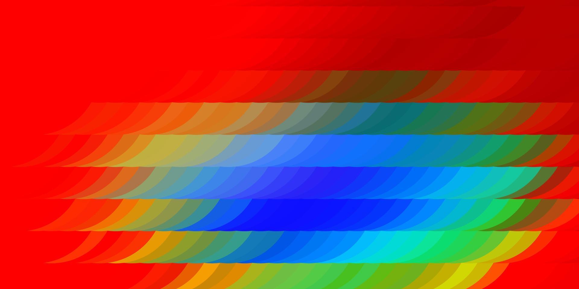 Light Multicolor vector background with triangles.