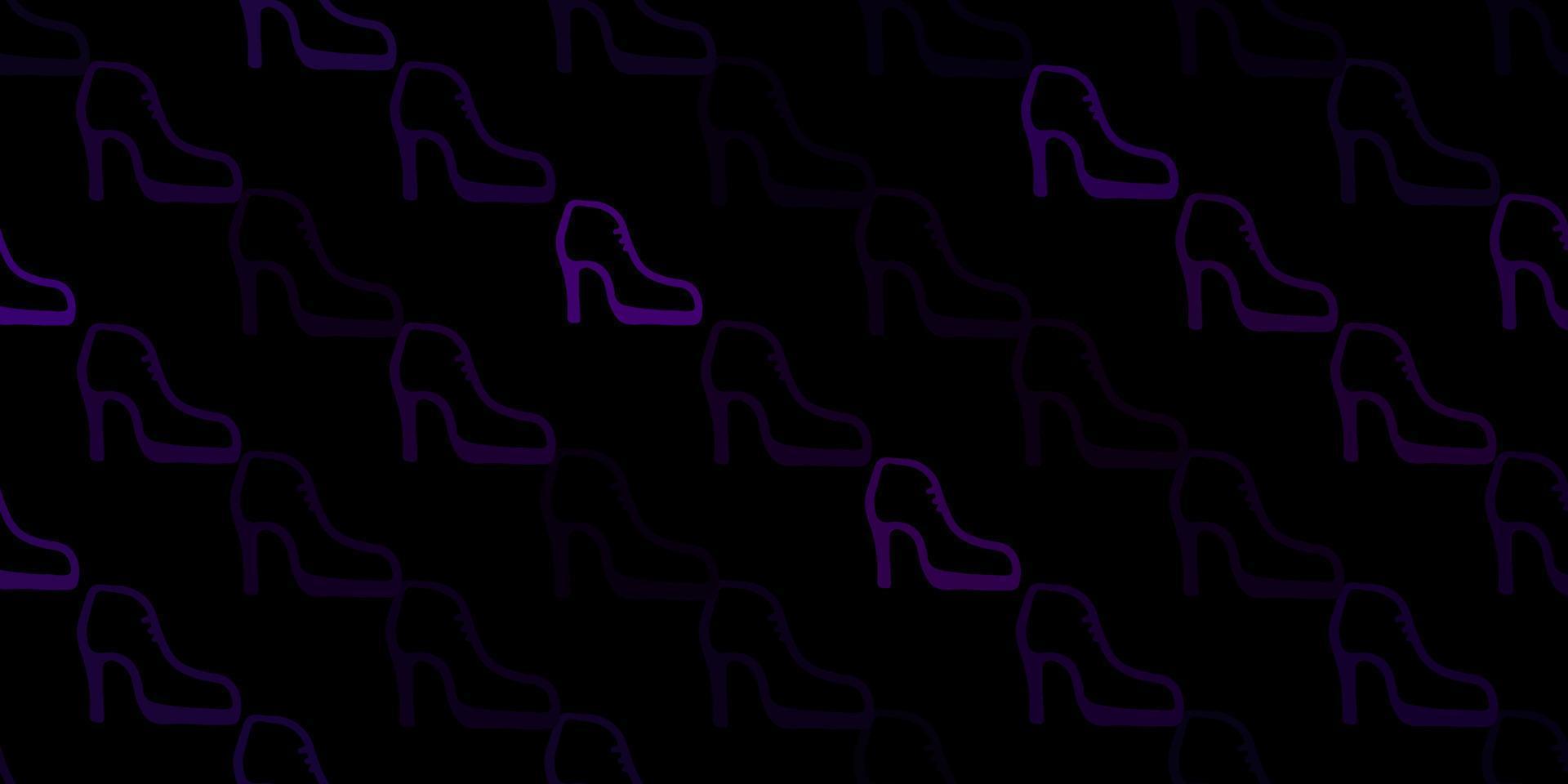 Dark pink vector background with woman symbols.
