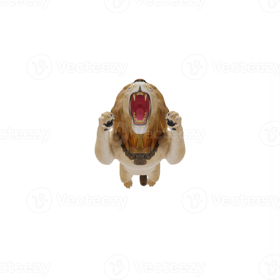 3d lion isolated png