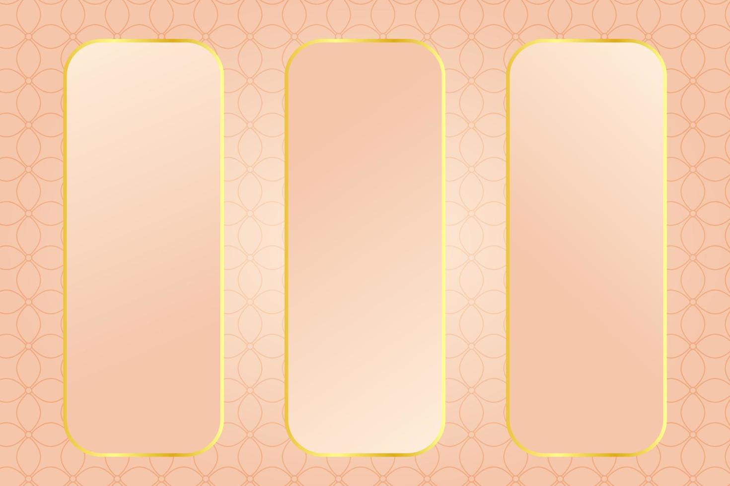 Modern luxury abstract background with golden line elements. modern pink gold background for design vector