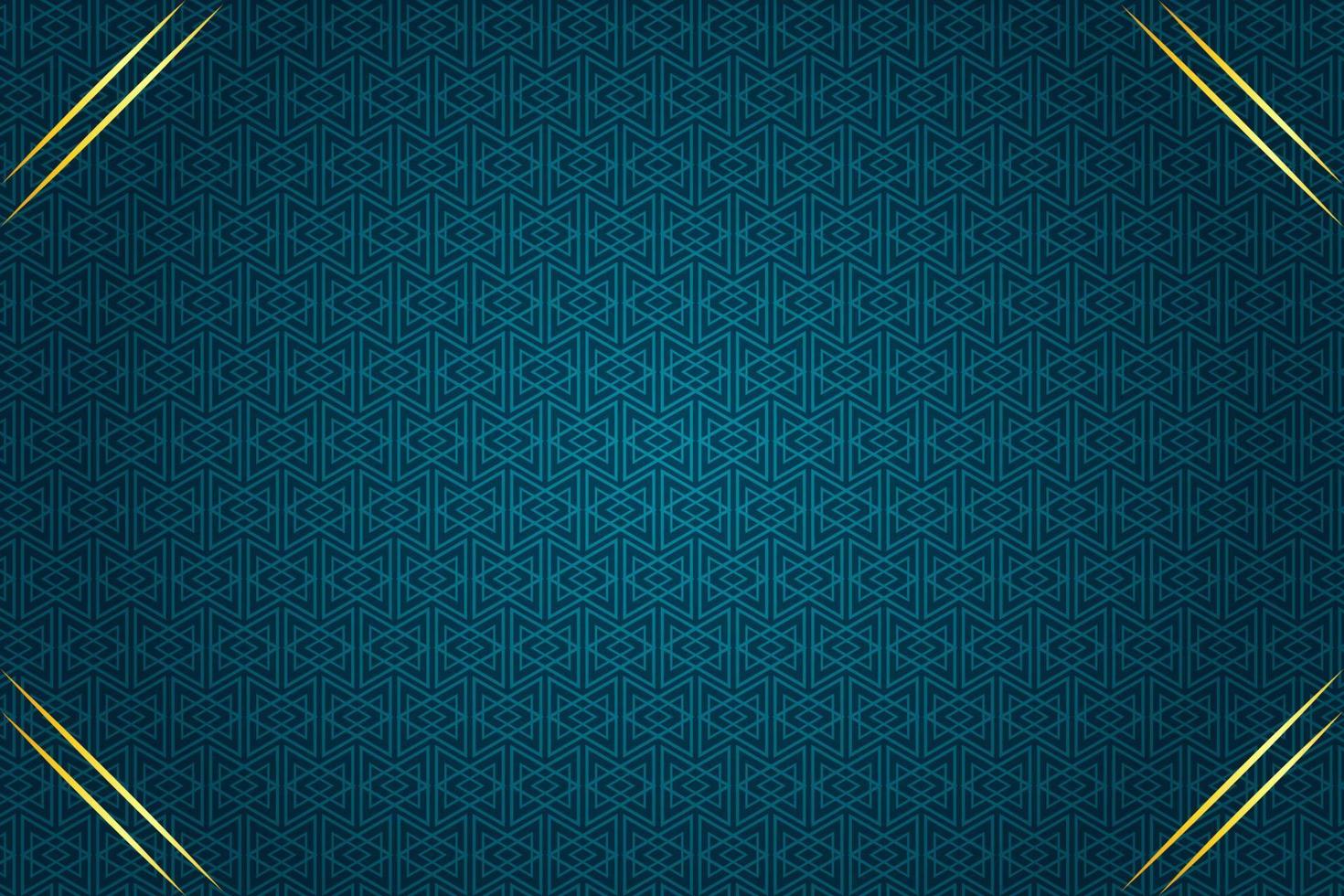 Modern luxury abstract background with golden line elements. modern blue background for design vector