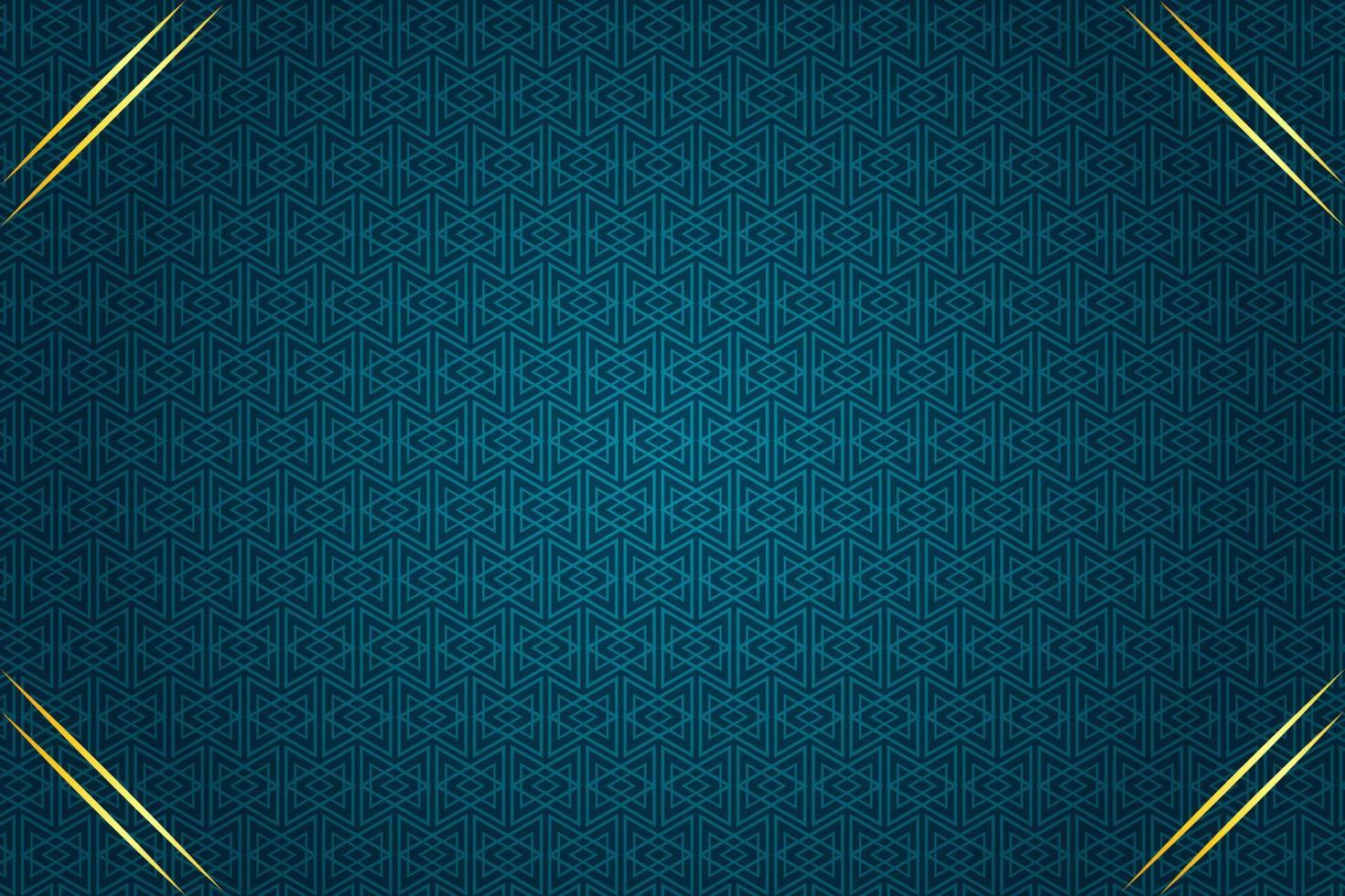 Modern luxury abstract background with golden line elements. modern blue background for design vector