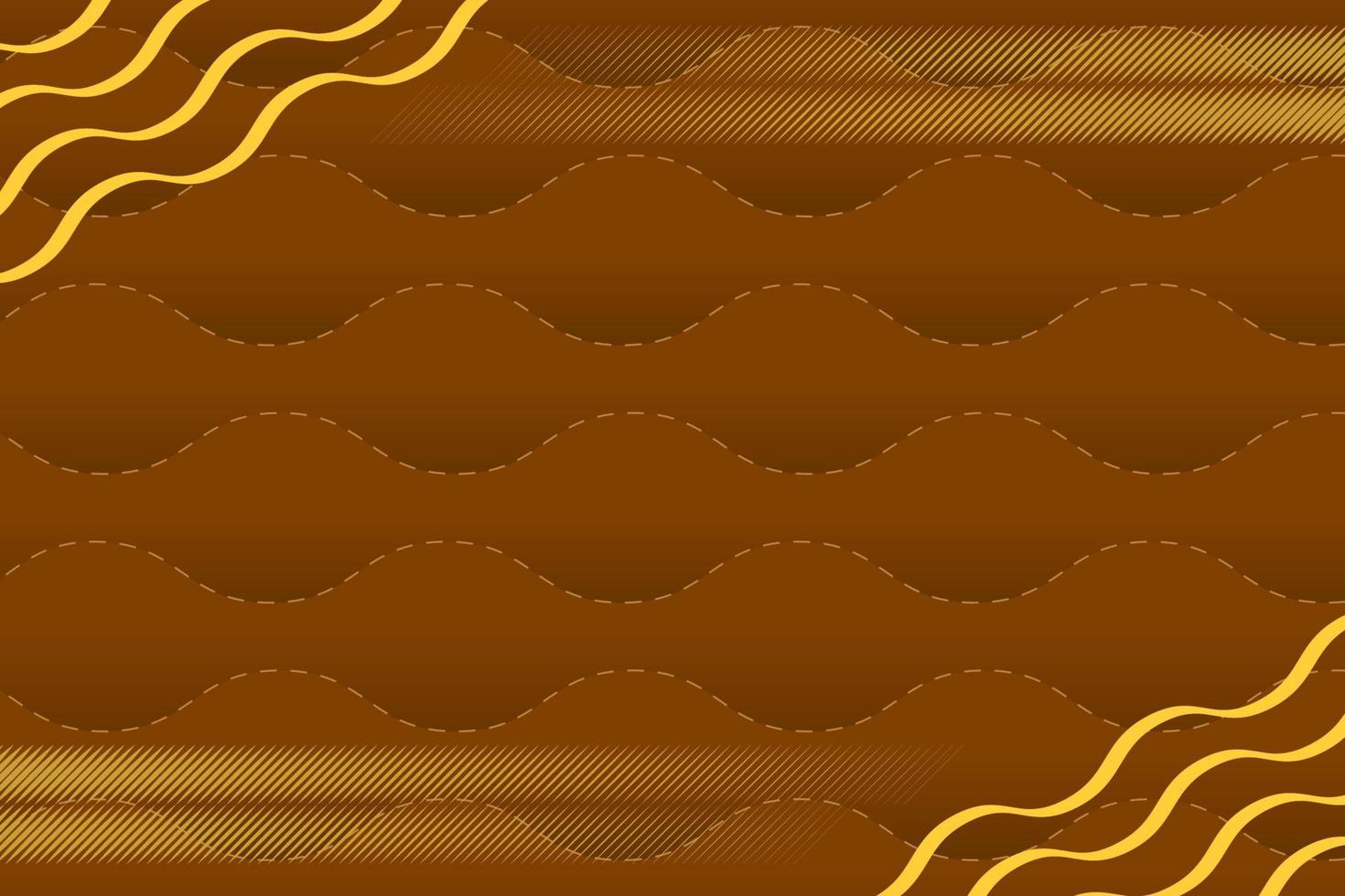 fondo abstracto de lujo moderno con elementos de línea dorada. fondo marrón dorado moderno para el diseño vector