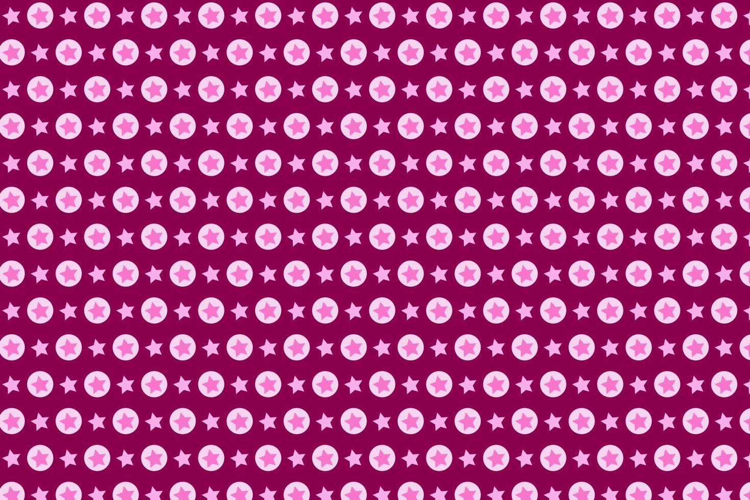 Pattern with star-patterned geometric elements in pink tones. abstract gradient background vector