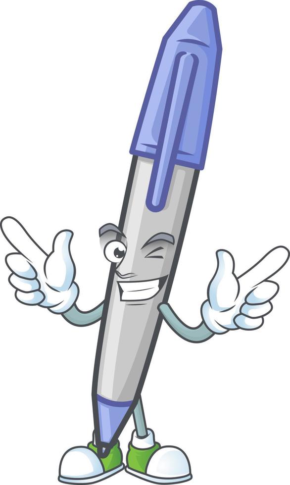 Blue Ballpoint Vector