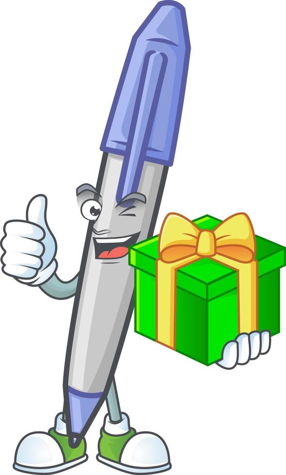Blue Ballpoint Vector