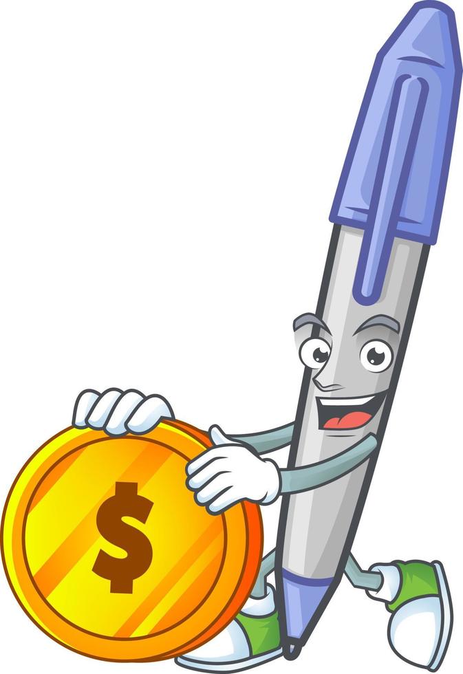 Blue Ballpoint Vector